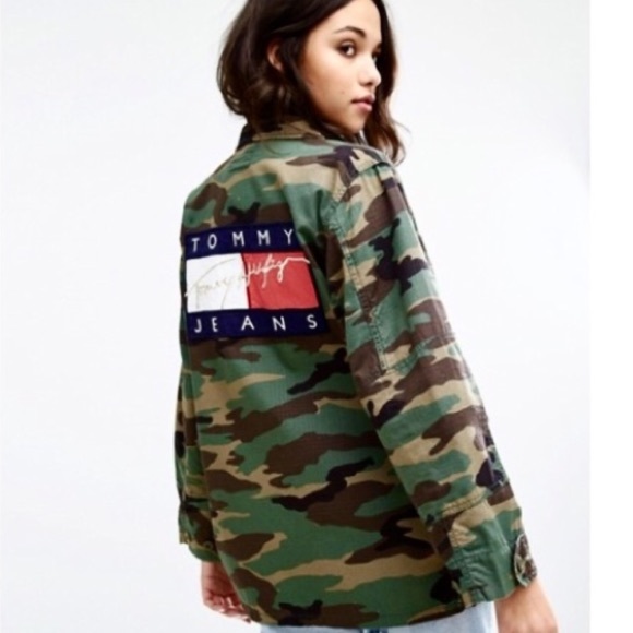 tommy hilfiger camo jacket